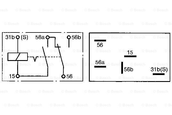 BOSCH 0 332 515 009 Relay,...