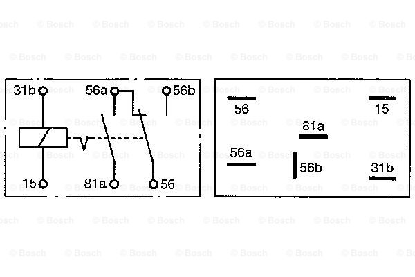 BOSCH 0 332 515 022 Relè multifunzione