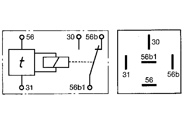 BOSCH 0 335 330 802 Verzögerungsrelais, Innenraumbeleuchtung