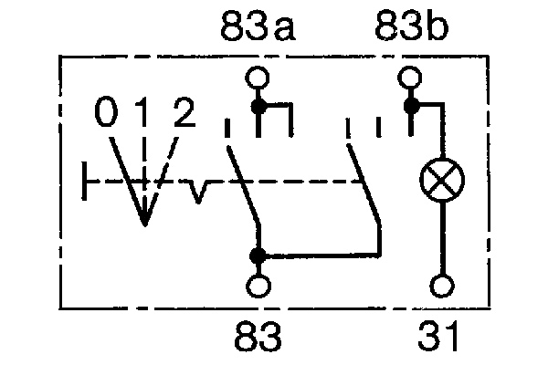 BOSCH 0 340 006 004 Schalter, Nebellicht