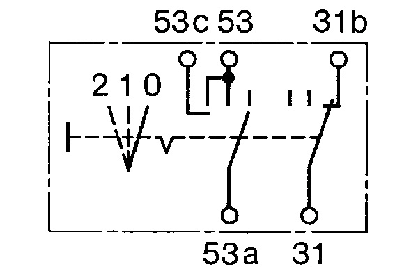 BOSCH 0 340 109 009 Wischerschalter