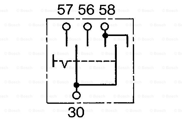 BOSCH 0 341 100 001 Interruttore, Luce posizione