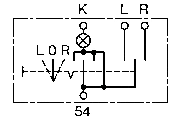 BOSCH 0 341 300 002 Blinkerschalter
