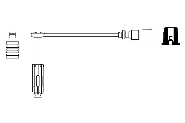 BOSCH 0 356 912 983 Zündleitung