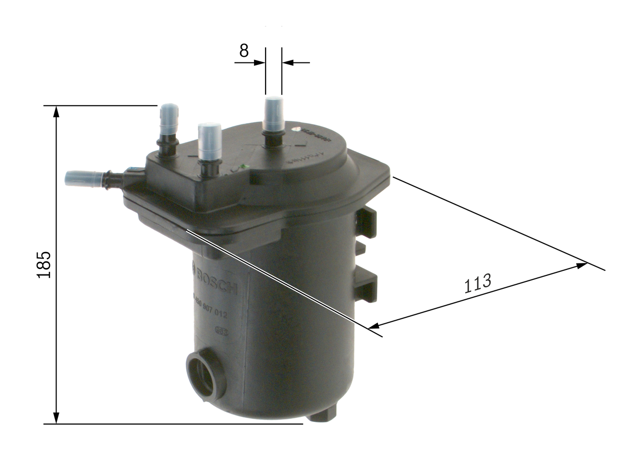 BOSCH 0 450 907 012 Kraftstofffilter
