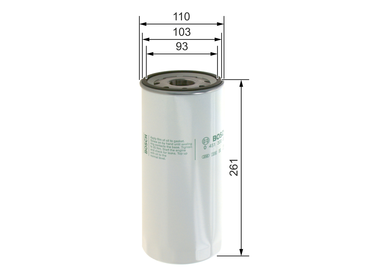 BOSCH 0 451 403 077 Oil Filter