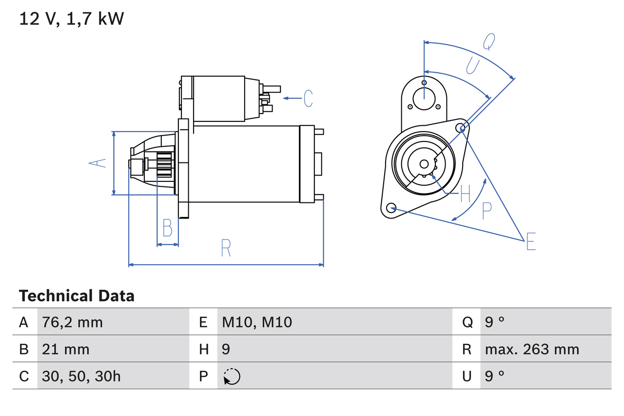BOSCH 0 986 016 920 Starter...
