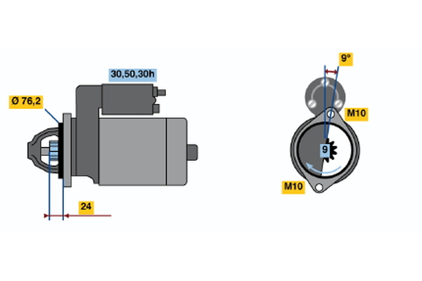 BOSCH 0 986 016 920 Starter