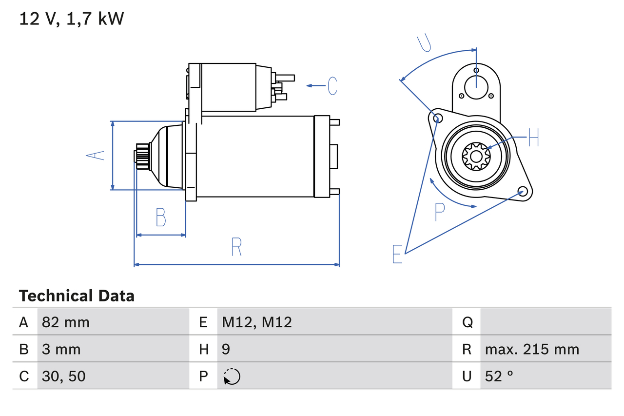 BOSCH 0 986 024 250 Starter...