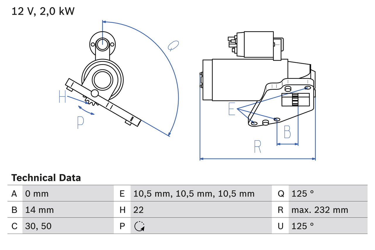 BOSCH 0 986 024 710 Starter