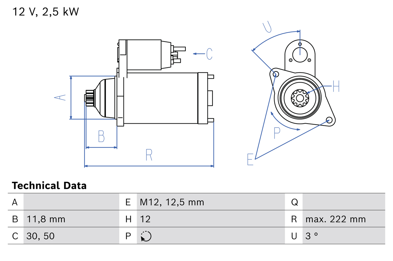 BOSCH 0 986 026 450 Starter