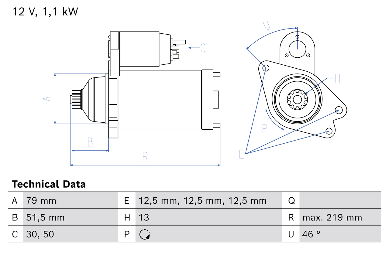 BOSCH 0 986 026 870 Starter