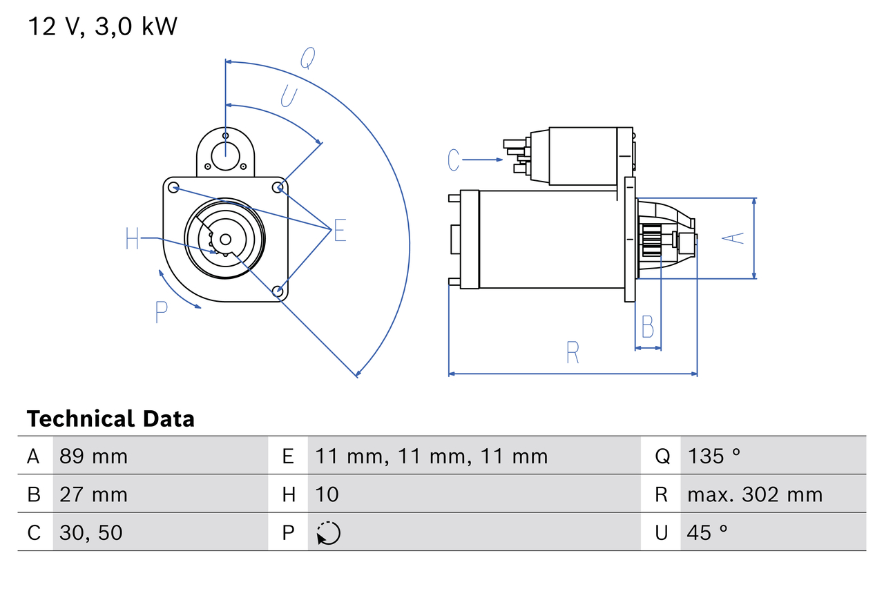 BOSCH 0 986 026 900 Starter
