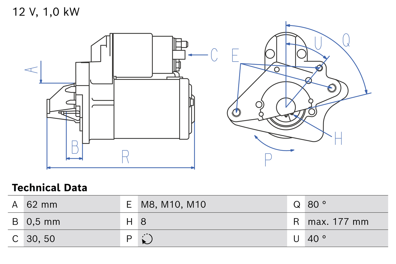 BOSCH 0 986 028 090 Starter...