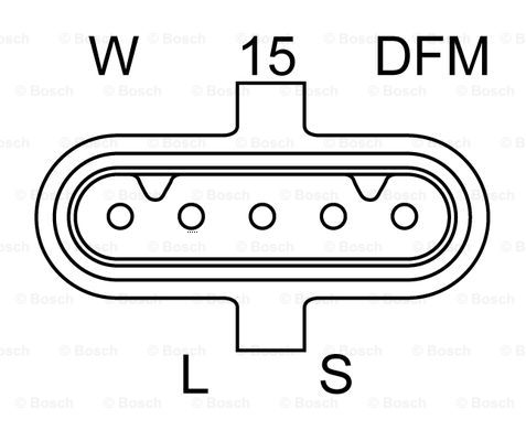 BOSCH 0 986 045 290 Alternatore