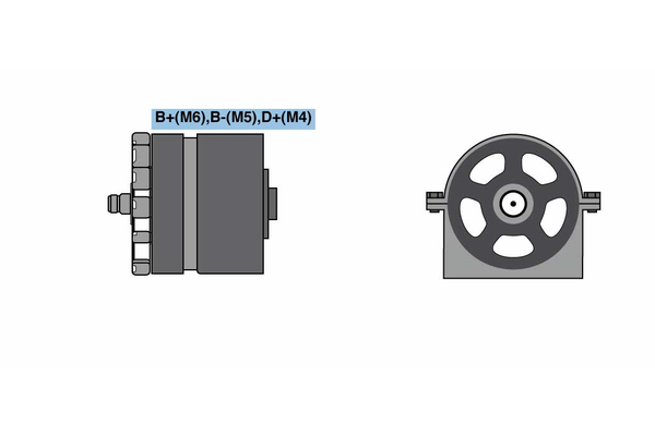 BOSCH 0 986 080 050 Alternator