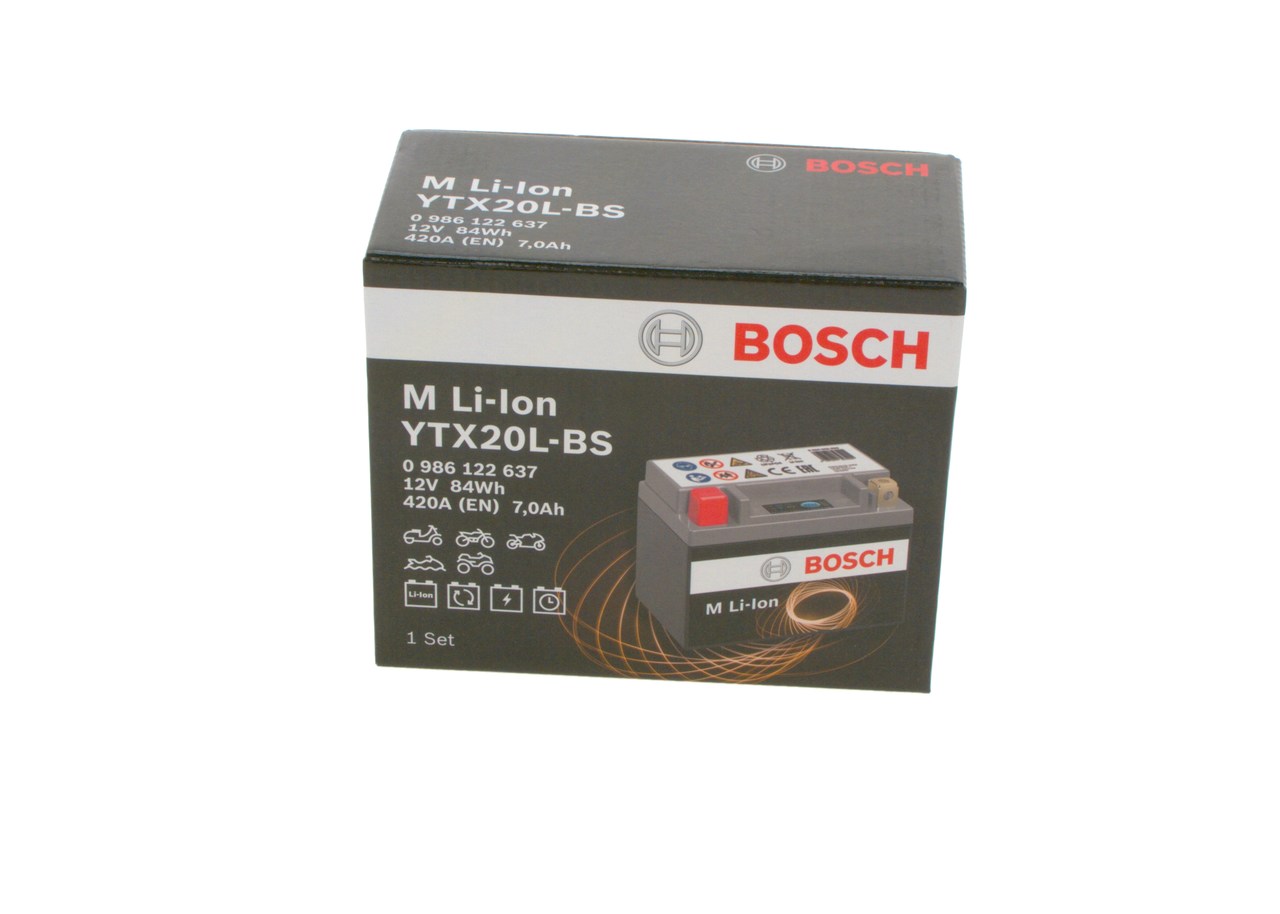 BOSCH 0 986 122 637 LI-Ionen Starterbatterie