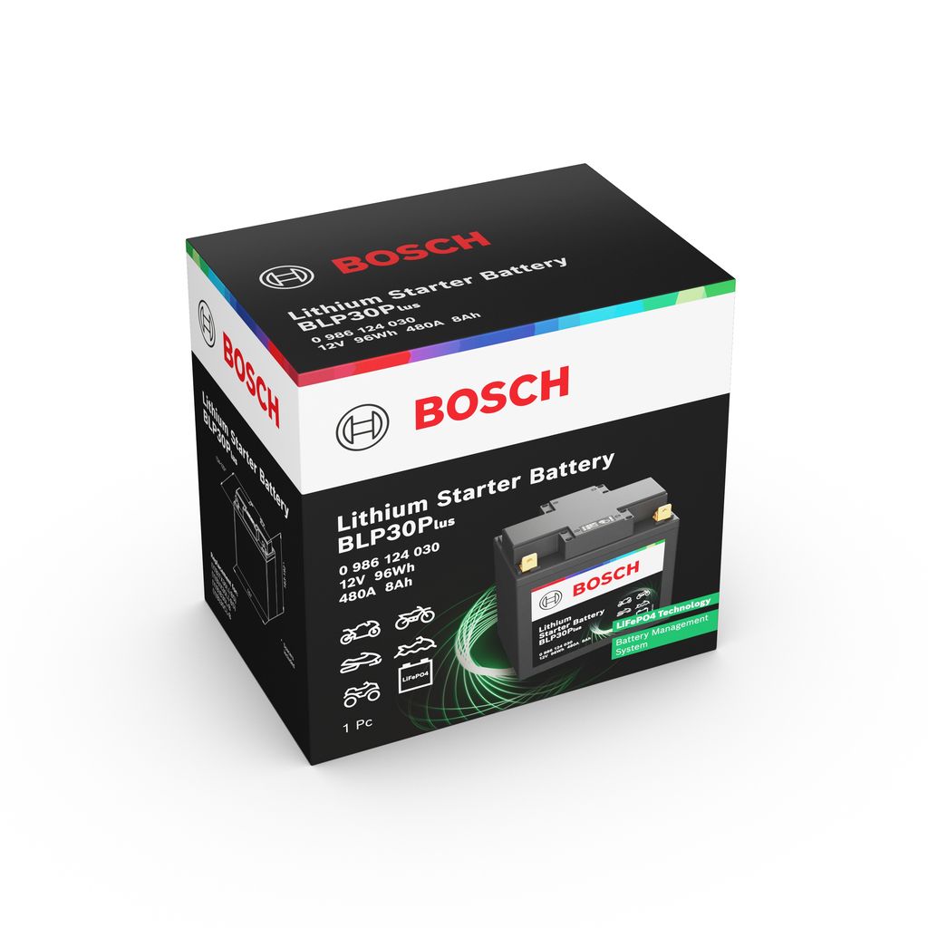 BOSCH 0 986 124 030 Ιόντα λιθίου Starter Battery for BENELLI BMW DUCATI HARLEY-DAVIDSON LAVERDA MOTORCYCLES MOTO GUZZI