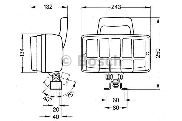 BOSCH 0 986 310 539 Fog Light