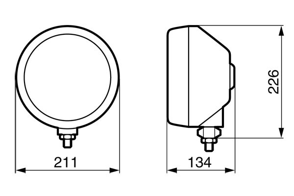 BOSCH 0 986 310 670 Fernscheinwerfer