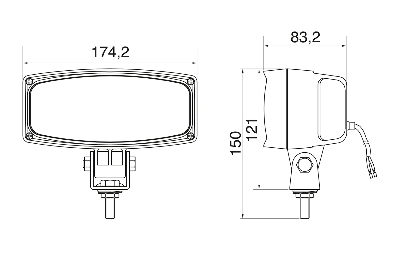 BOSCH 0 986 310 935 Worklight both sides