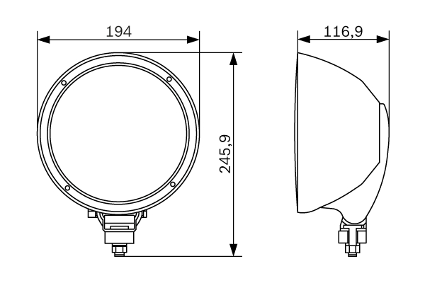 BOSCH 0 986 310 951 Spotlight