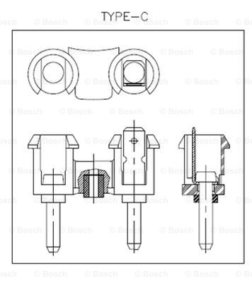 BOSCH 0 986 320 151 Clacson