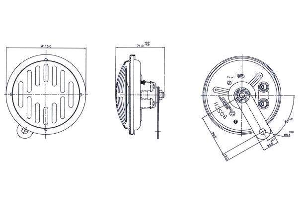 BOSCH 0 986 320 303 Air Horn