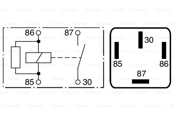 BOSCH 0 986 332 071 Intermittenza di lampeggio