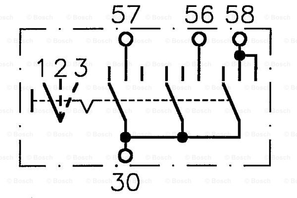 BOSCH 0 986 340 120 Interruttore, Luce posizione