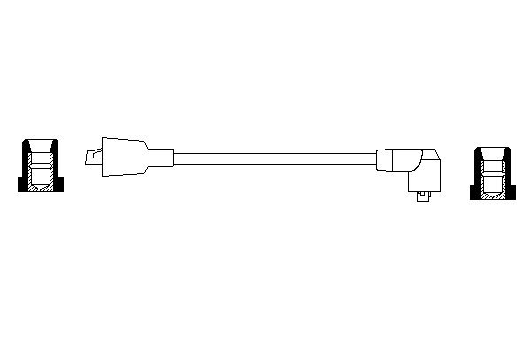 BOSCH 0 986 356 096 Zündleitung