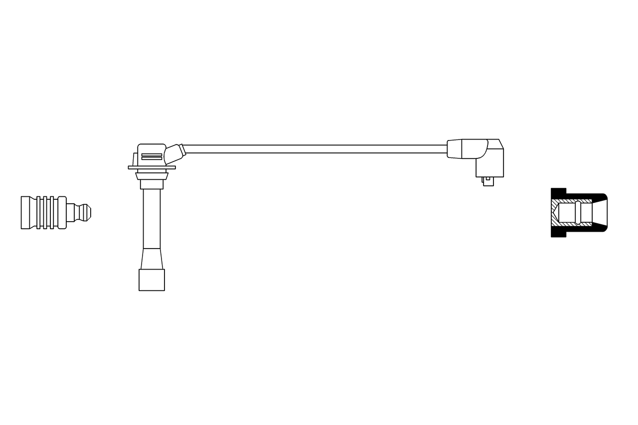 BOSCH 0 986 356 257 Zündleitung