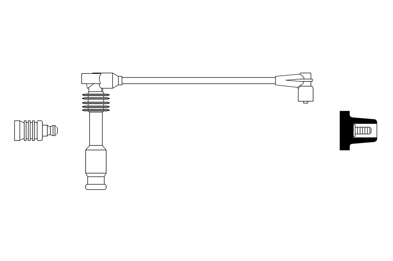 BOSCH 0 986 356 256 Zündleitung