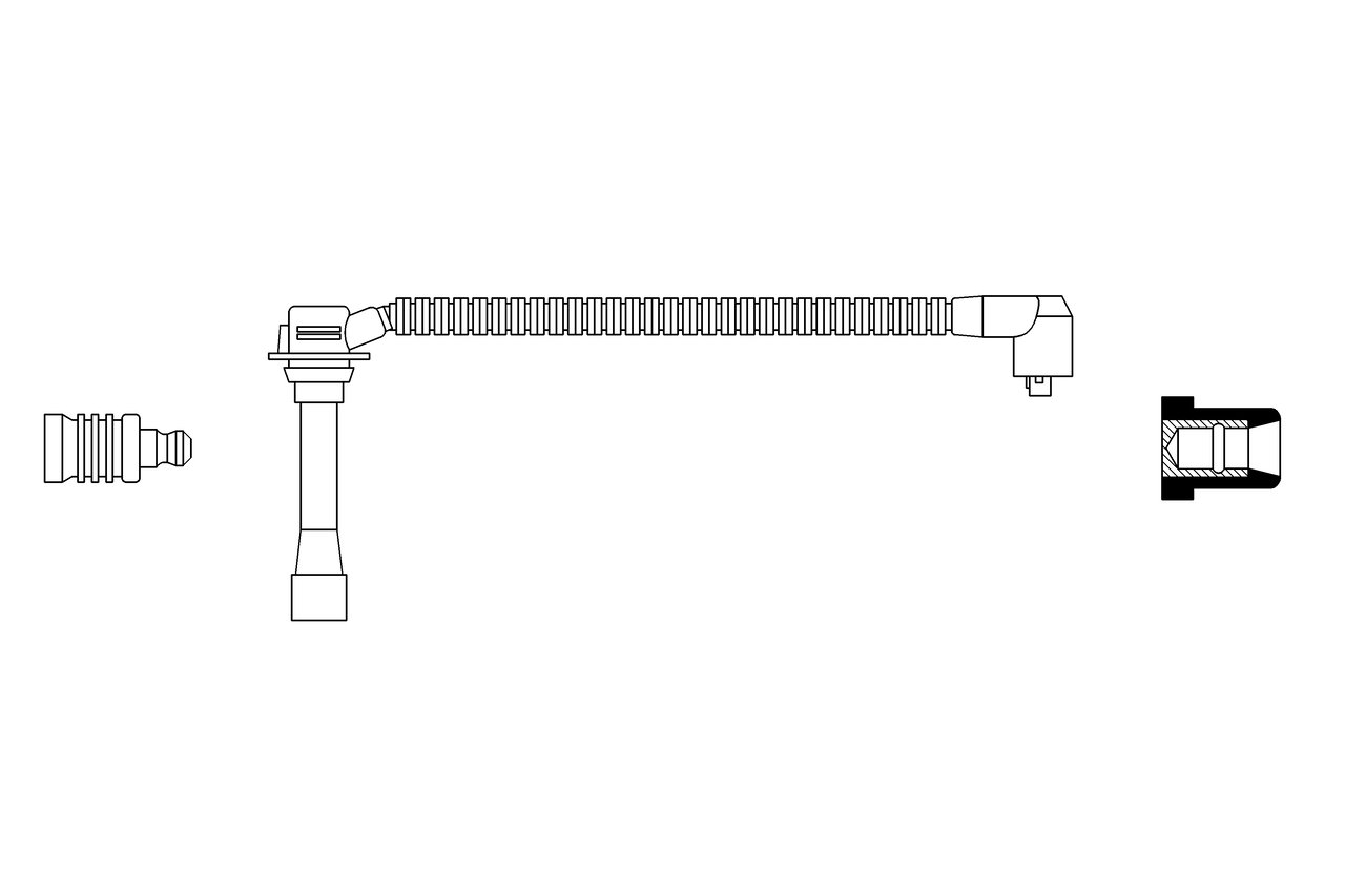 BOSCH 0 986 356 258 Zündleitung