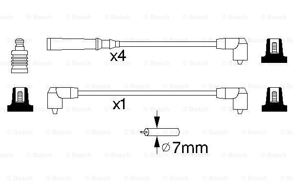 BOSCH 0 986 356 847 Kit cavi accensione