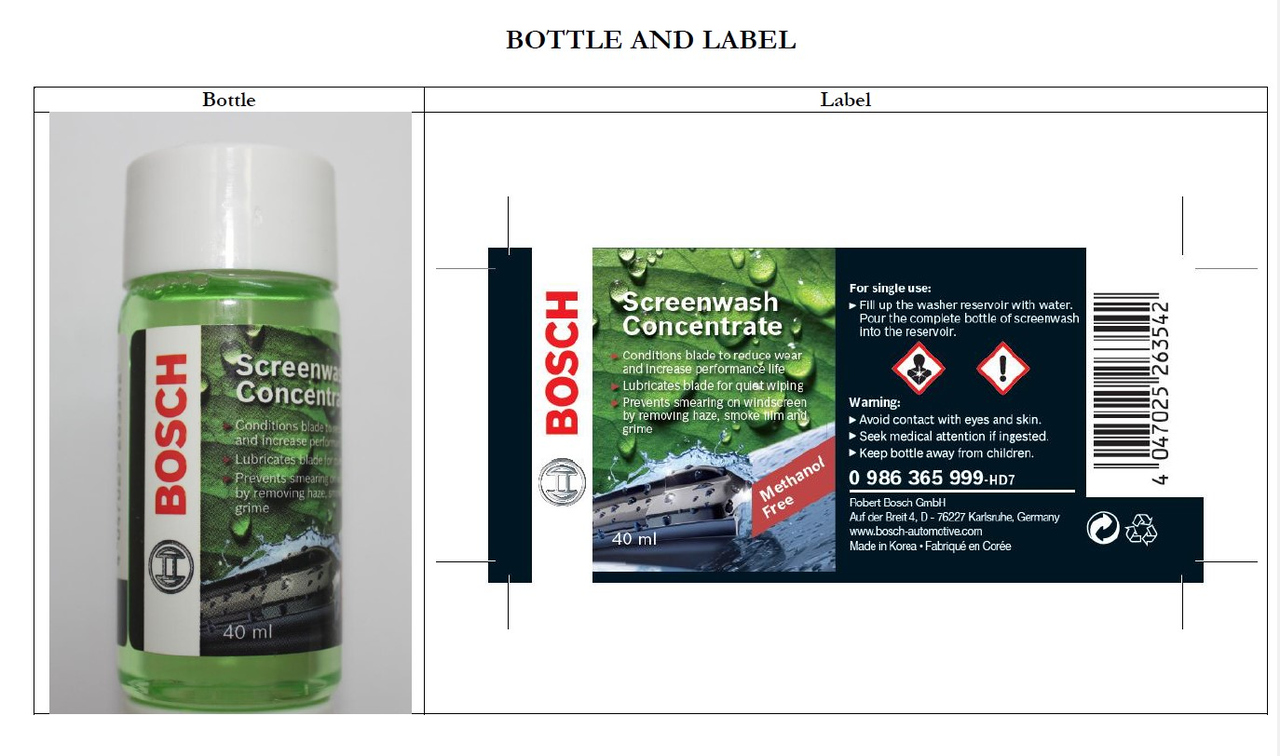 BOSCH 0 986 365 999 Reiniger, Scheibenreinigungsanlage