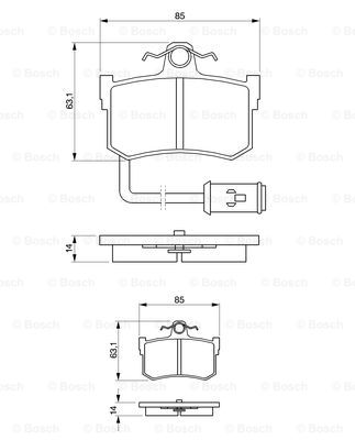 BOSCH 0 986 424 013 Brake...