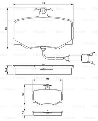 BOSCH 0 986 424 018 Brake...