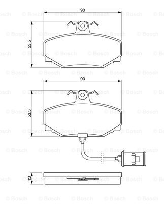 BOSCH 0 986 424 019 Kit...