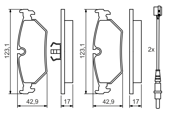 BOSCH 0 986 424 027 Kit...