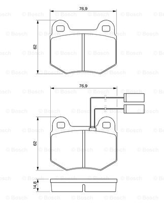 BOSCH 0 986 424 037 Brake...