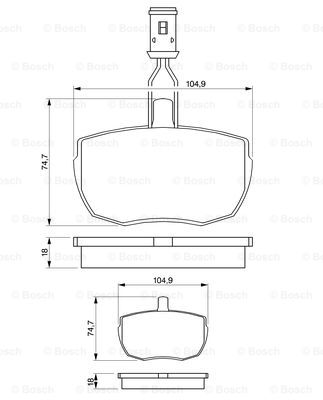 BOSCH 0 986 424 044 Kit...