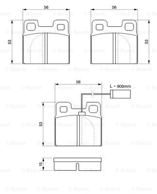 BOSCH 0 986 424 049 Brake...