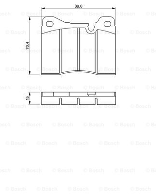 BOSCH 0 986 424 050 Brake...