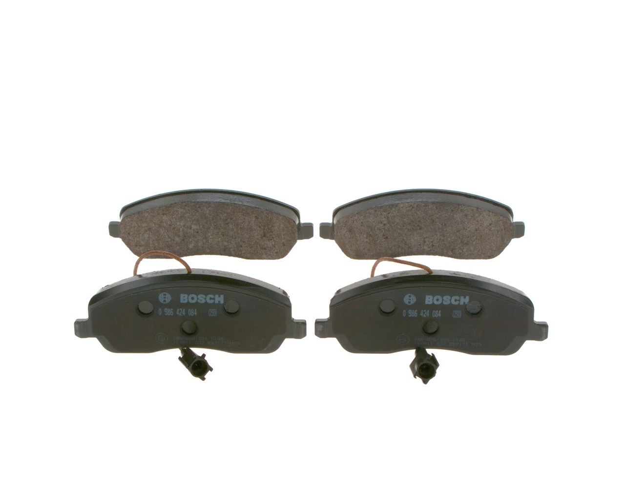 BOSCH 0 986 424 084 Bremsbelagsatz, Scheibenbremse