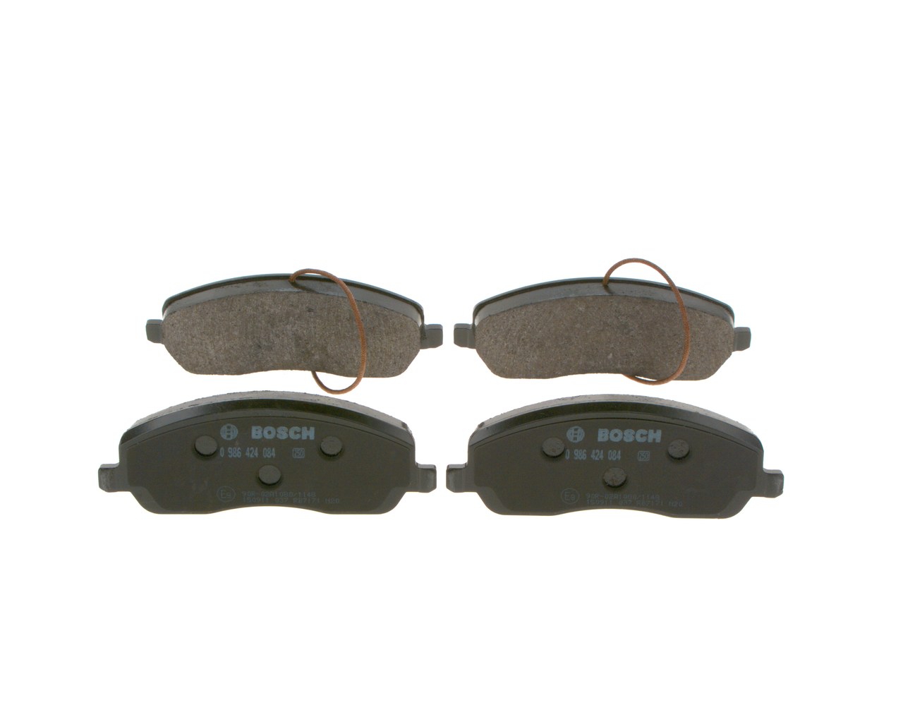 BOSCH 0 986 424 084 Bremsbelagsatz, Scheibenbremse