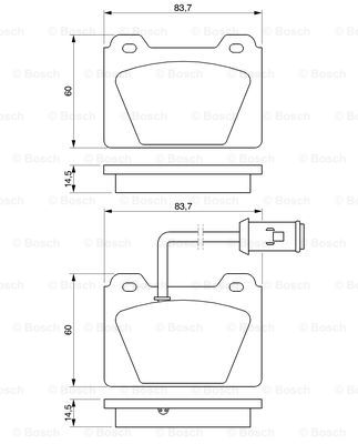 BOSCH 0 986 424 095 Brake...