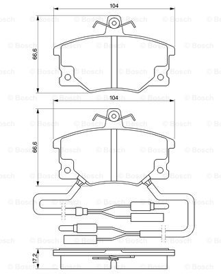 BOSCH 0 986 424 100 Brake...