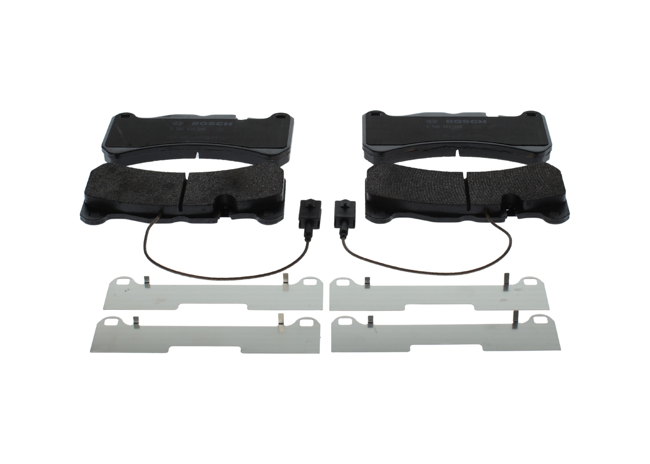BOSCH 0 986 424 104 Bremsbelagsatz, Scheibenbremse
