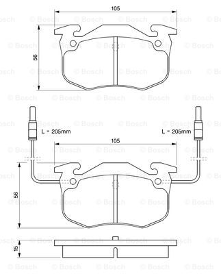 BOSCH 0 986 424 147 Brake...